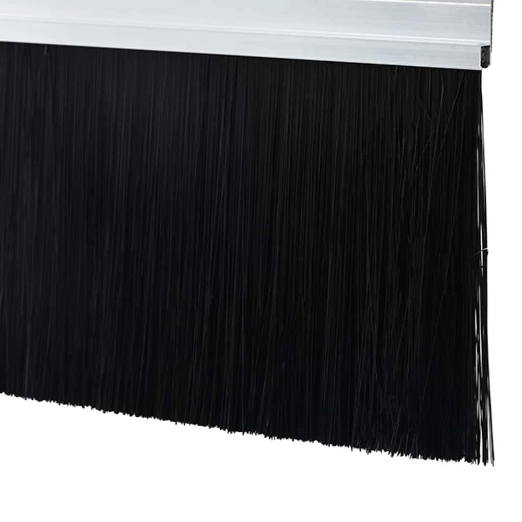 Self-adhesive Door Brush Seals 2 pcs Silver 100 cm