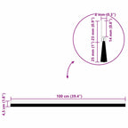 Self-adhesive Door Brush Seals 12 pcs Silver 100 cm