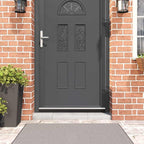 Self-adhesive Door Brush Seals 12 pcs Silver 100 cm