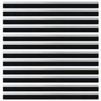 Self-adhesive Door Brush Seals 12 pcs Silver 100 cm