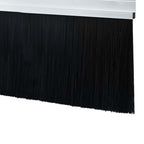 Self-adhesive Door Brush Seals 12 pcs Silver 100 cm