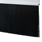 Self-adhesive Door Brush Seals 12 pcs Silver 100 cm