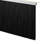 Self-adhesive Door Brush Seals 2 pcs Silver 100 cm