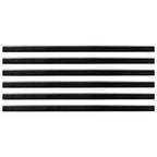 Self-adhesive Door Brush Seals 6 pcs Silver 100 cm