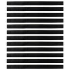 Self-adhesive Door Brush Seals 12 pcs Silver 100 cm