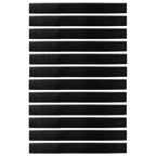 Self-adhesive Door Brush Seals 12 pcs Silver 100 cm