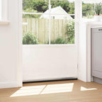 Screw-on Door Brush Seals 2 pcs Silver 100 cm Aluminium Alloy