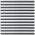 Screw-on Door Brush Seals 12 pcs Silver 100 cm Aluminium Alloy