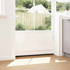 Screw-on Door Brush Seals 2 pcs Silver 100 cm Aluminium Alloy