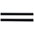 Self-adhesive Door Brush Seals 2 pcs White 100 cm
