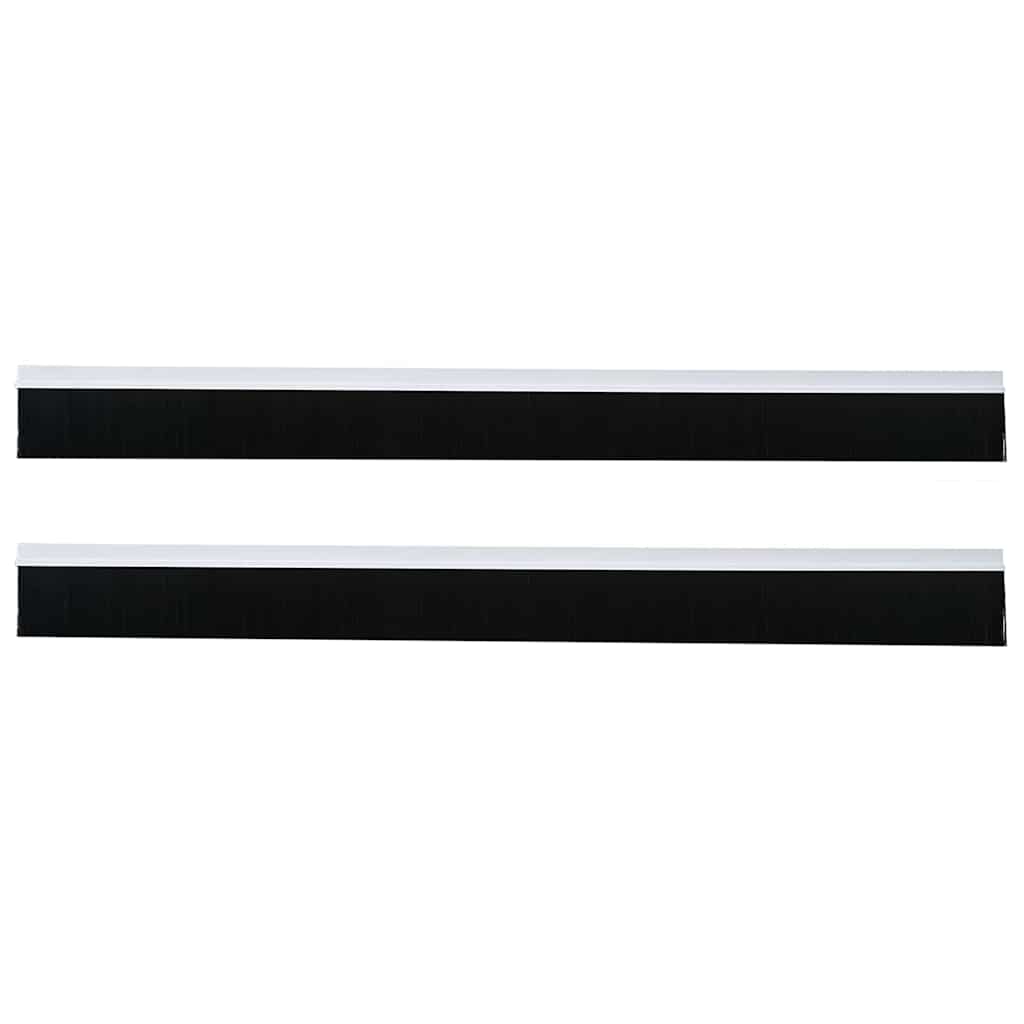 Self-adhesive Door Brush Seals 2 pcs White 100 cm