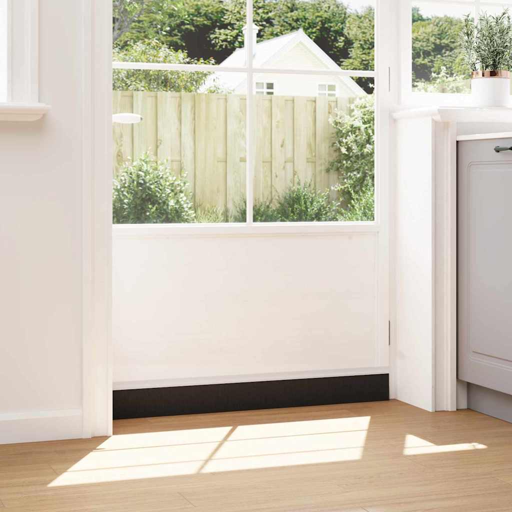 Self-adhesive Door Brush Seals 6 pcs White 100 cm