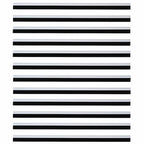 Self-adhesive Door Brush Seals 12 pcs White 100 cm