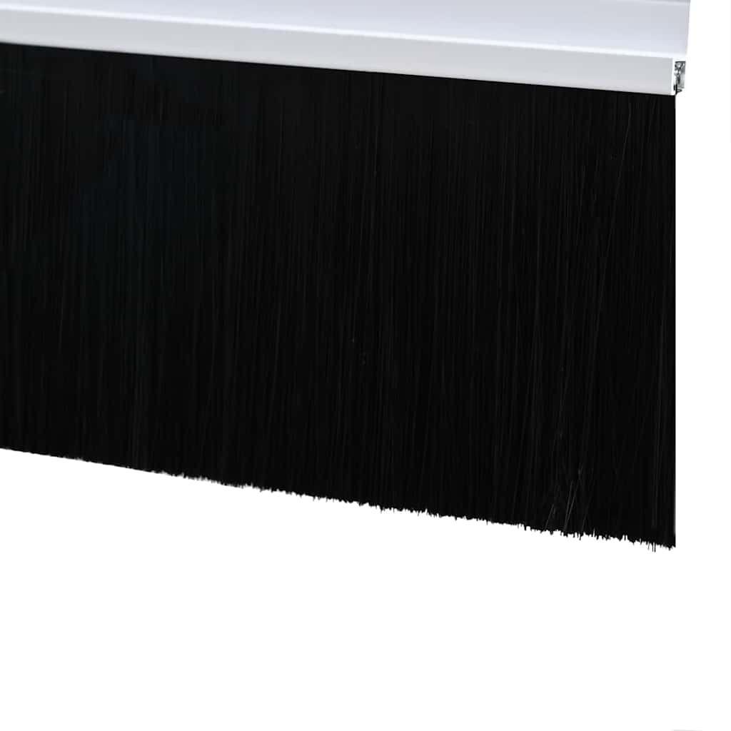 Self-adhesive Door Brush Seals 12 pcs White 100 cm