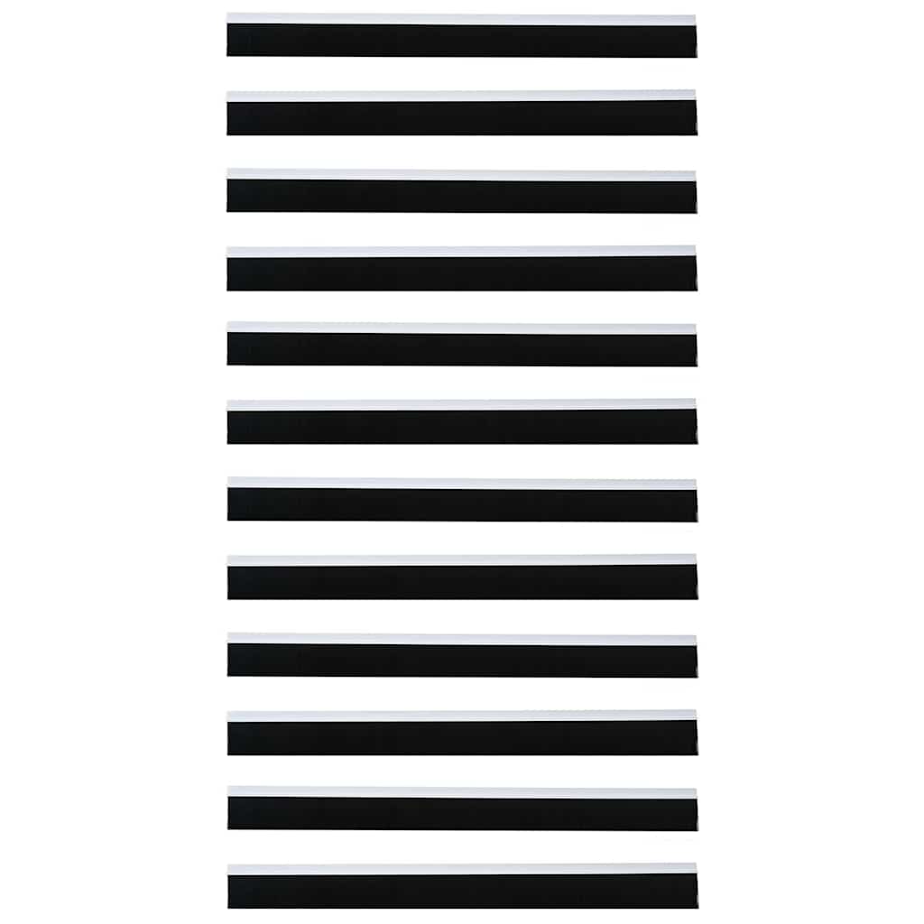 Self-adhesive Door Brush Seals 12 pcs White 100 cm