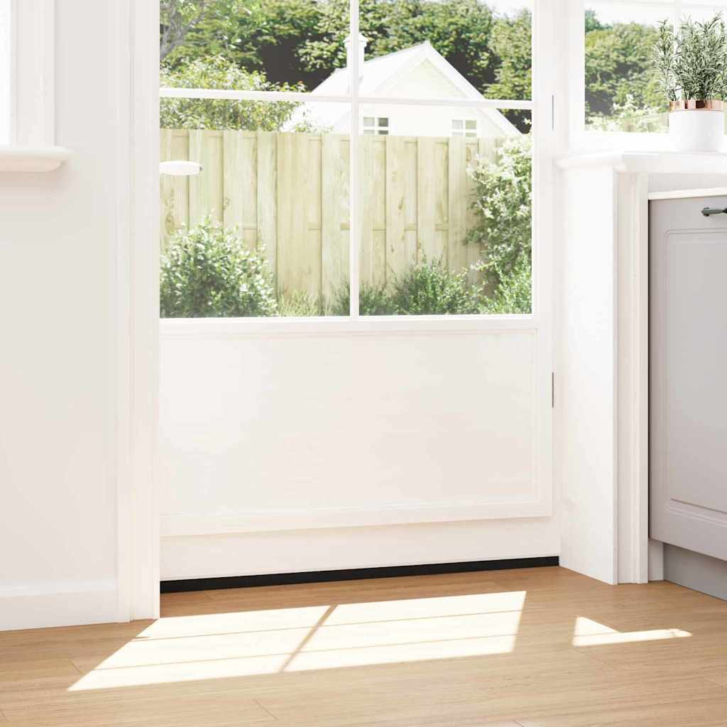 Self-adhesive Door Brush Seals 2 pcs White 100 cm