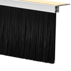 Self-adhesive Door Brush Seals 2 pcs White 100 cm