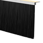 Self-adhesive Door Brush Seals 2 pcs White 100 cm