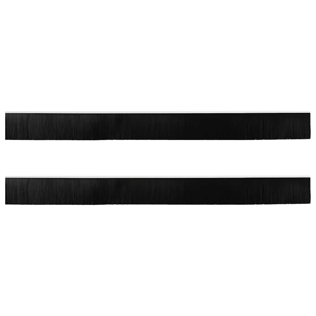 Self-adhesive Door Brush Seals 2 pcs White 100 cm