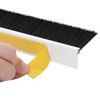 Self-adhesive Door Brush Seals 6 pcs White 100 cm