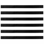 Self-adhesive Door Brush Seals 6 pcs White 100 cm