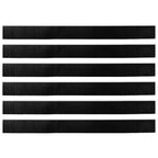 Self-adhesive Door Brush Seals 6 pcs White 100 cm