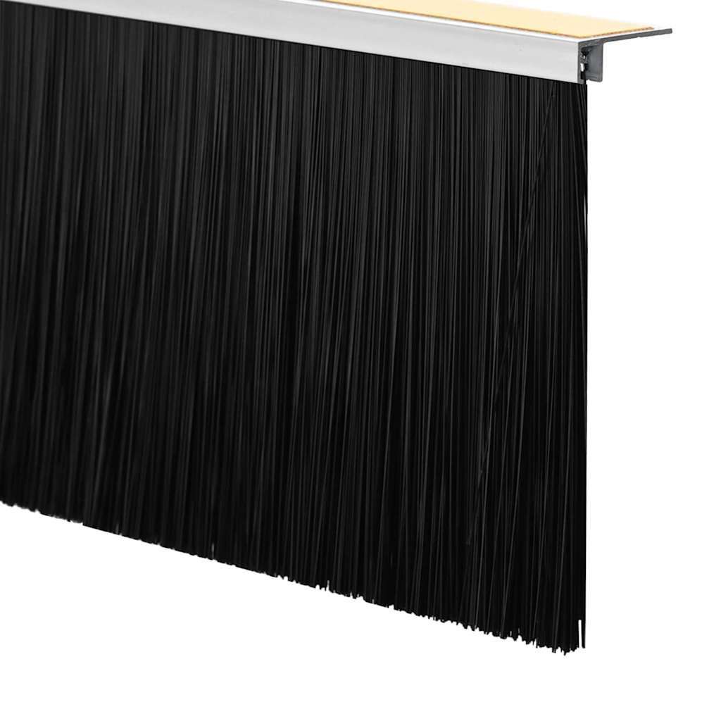 Self-adhesive Door Brush Seals 12 pcs White 100 cm