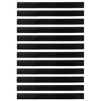 Self-adhesive Door Brush Seals 12 pcs White 100 cm