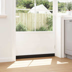 Screw-on Door Brush Seals 2 pcs White 100 cm Aluminium Alloy