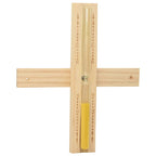 Sauna Accessory Set 4 pcs Brown Solid Pine Wood and Hemp