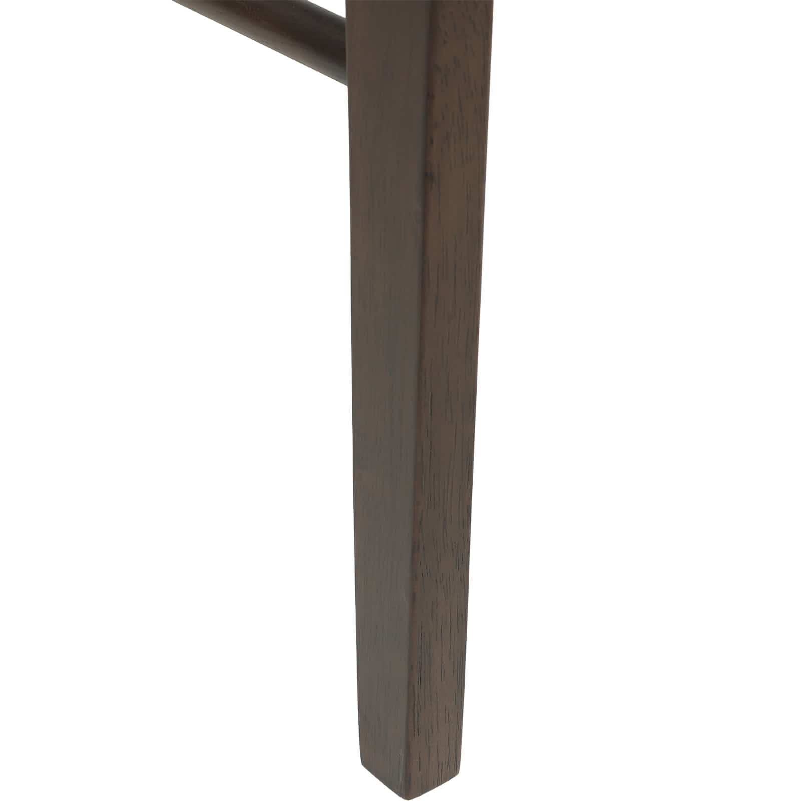 Dining Chair 2 pcs Dark Brown and Light Solid Rubber Wood