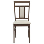 Dining Chair 2 pcs Light Brown and Light Solid Rubber Wood