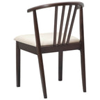 Dining Chair 2 pcs Light Brown and Light Solid Rubberwood