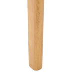 Dining Chair 2 pcs Natural Solid Rubberwood