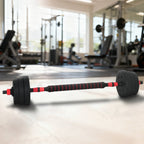 2-in-1 Dumbbell Set Black and Red 121 x 19.5 x 19.5 cm