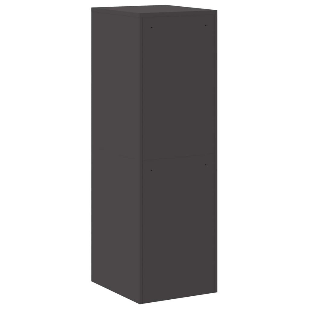 File Cabinet 2 pcs Black 44 x 50 x 139 cm Cold-Rolled Steel