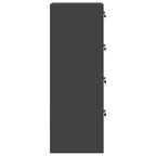 File Cabinet 2 pcs Black 44 x 50 x 139 cm Cold-Rolled Steel