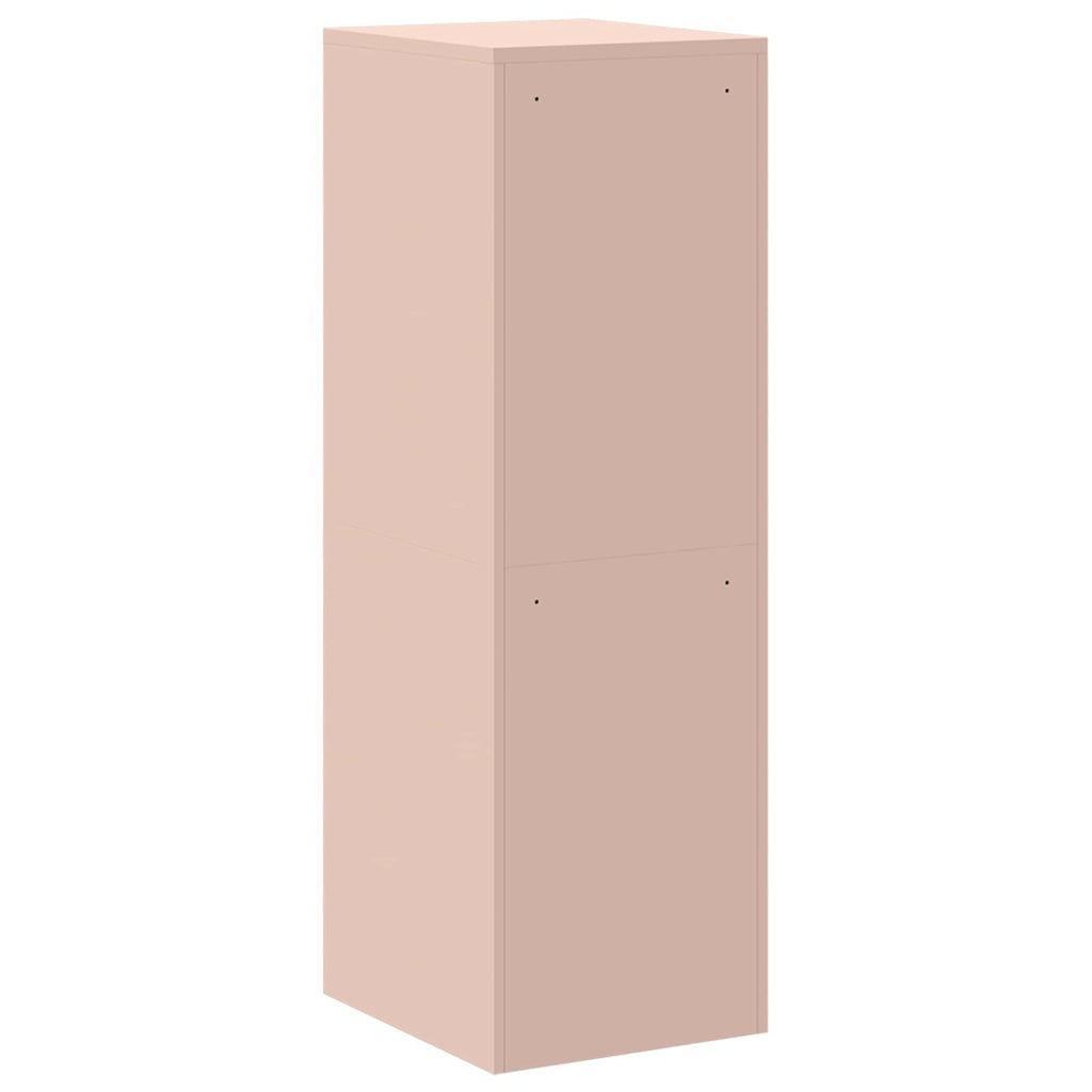 File Cabinet 2 pcs Pink 44 x 50 x 139 cm Cold-Rolled Steel