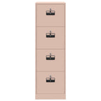File Cabinet 2 pcs Pink 44 x 50 x 139 cm Cold-Rolled Steel