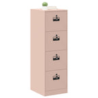 File Cabinet 2 pcs Pink 44 x 50 x 139 cm Cold-Rolled Steel