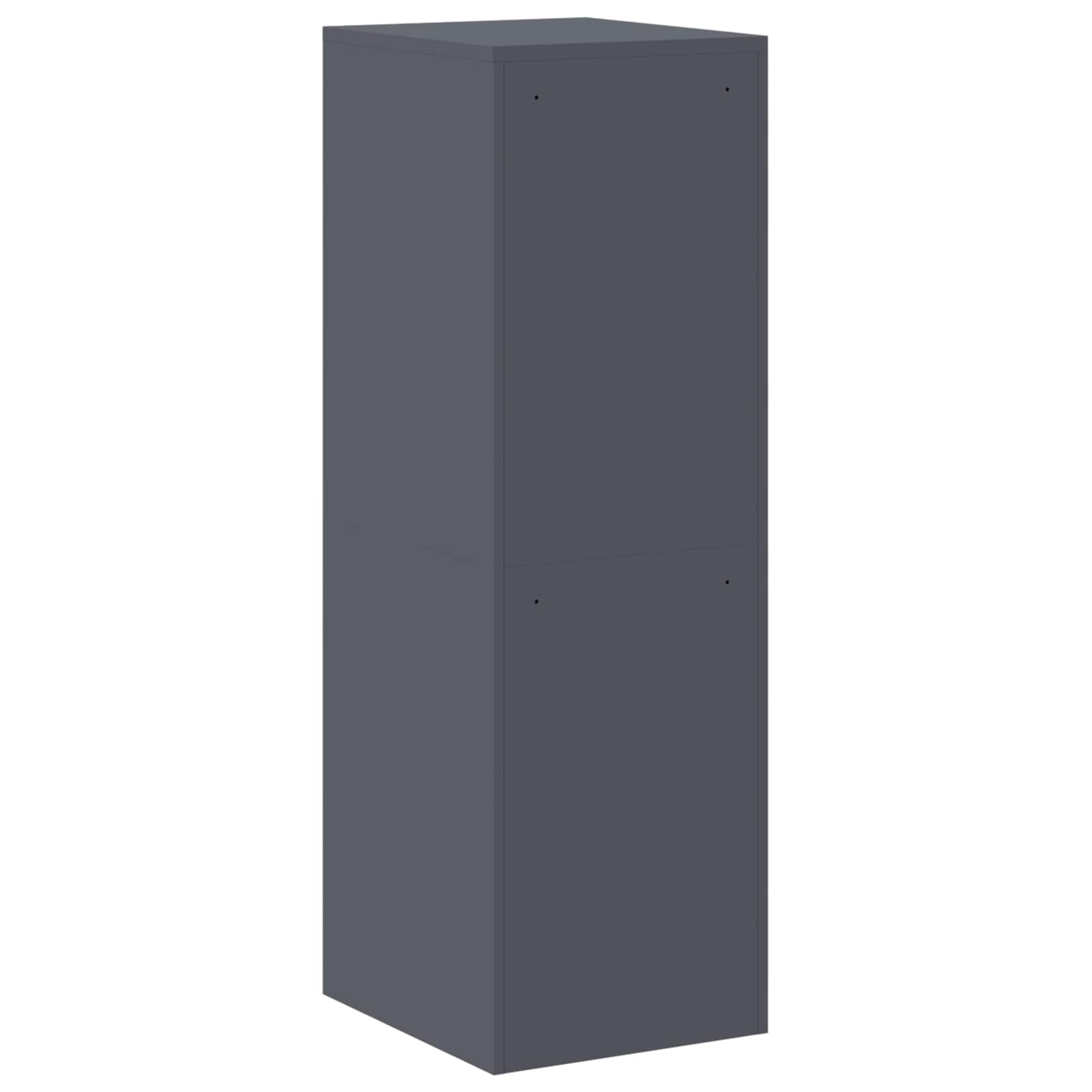 File Cabinet with Drawer 2 pcs Anthracite 44 x 50 x 139 cm