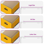File Cabinet with Drawer 2 pcs Mustard Yellow 44 x 50 x 139 cm