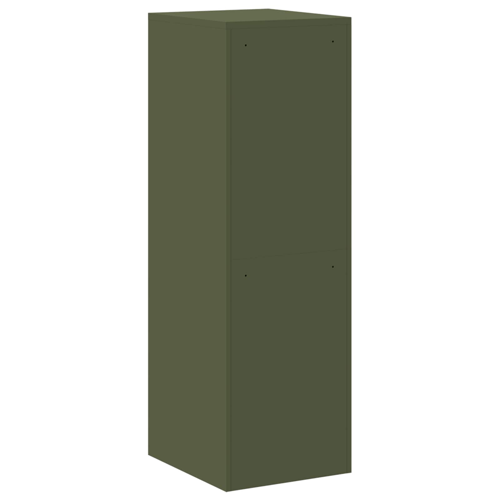 File Cabinet with Drawer 2 pcs Olive Green 44 x 50 x 139 cm