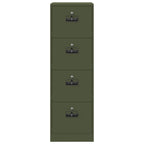 File Cabinet with Drawer 2 pcs Olive Green 44 x 50 x 139 cm
