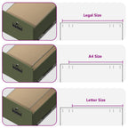 File Cabinet with Drawer 2 pcs Olive Green 44 x 50 x 139 cm