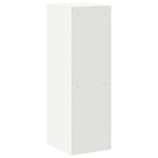 File Cabinet 2 pcs White 44 x 50 x 139 cm Cold-Rolled Steel