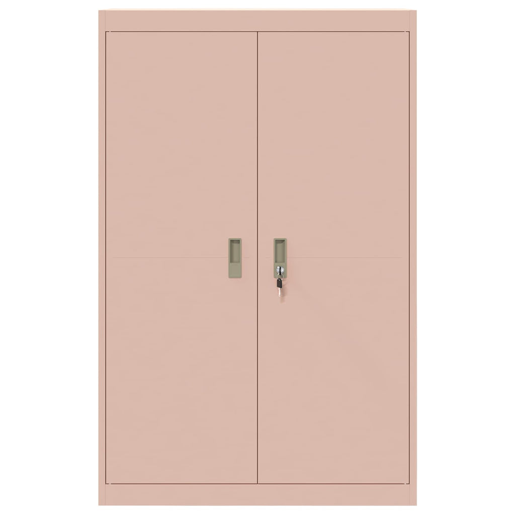 Storage Cabinet 2 pcs Pink 90 x 40 x 140 cm Cold-Rolled Steel