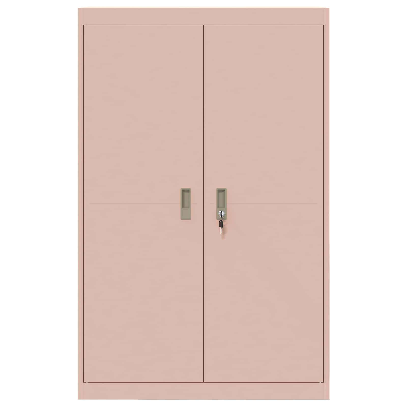 Storage Cabinet 2 pcs Pink 90 x 40 x 140 cm Cold-Rolled Steel