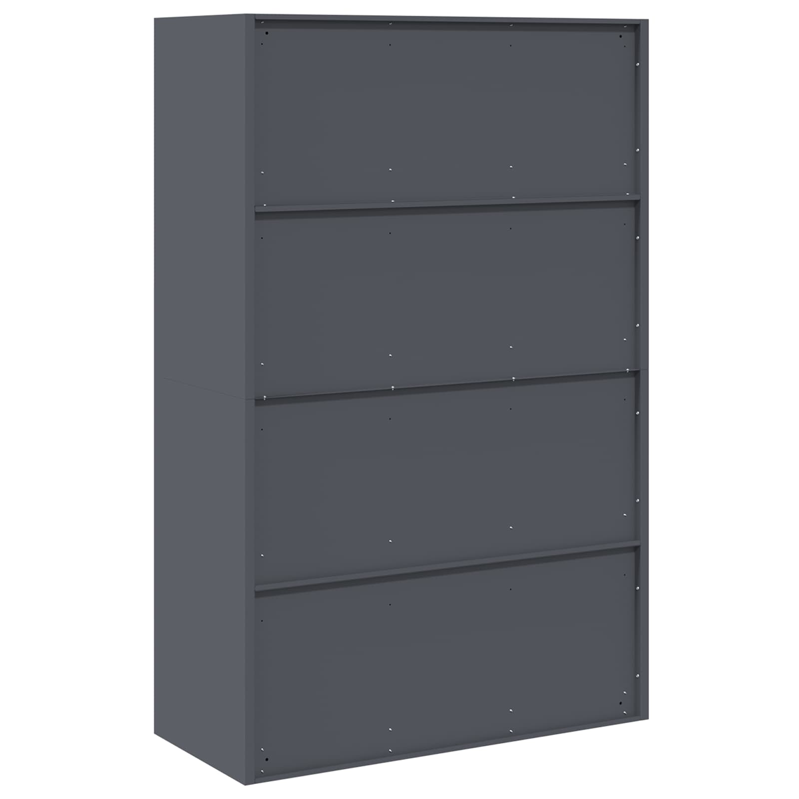 Storage Cabinet with Storage 2 pcs Anthracite 90 x 40 x 140 cm