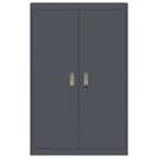 Storage Cabinet with Storage 2 pcs Anthracite 90 x 40 x 140 cm